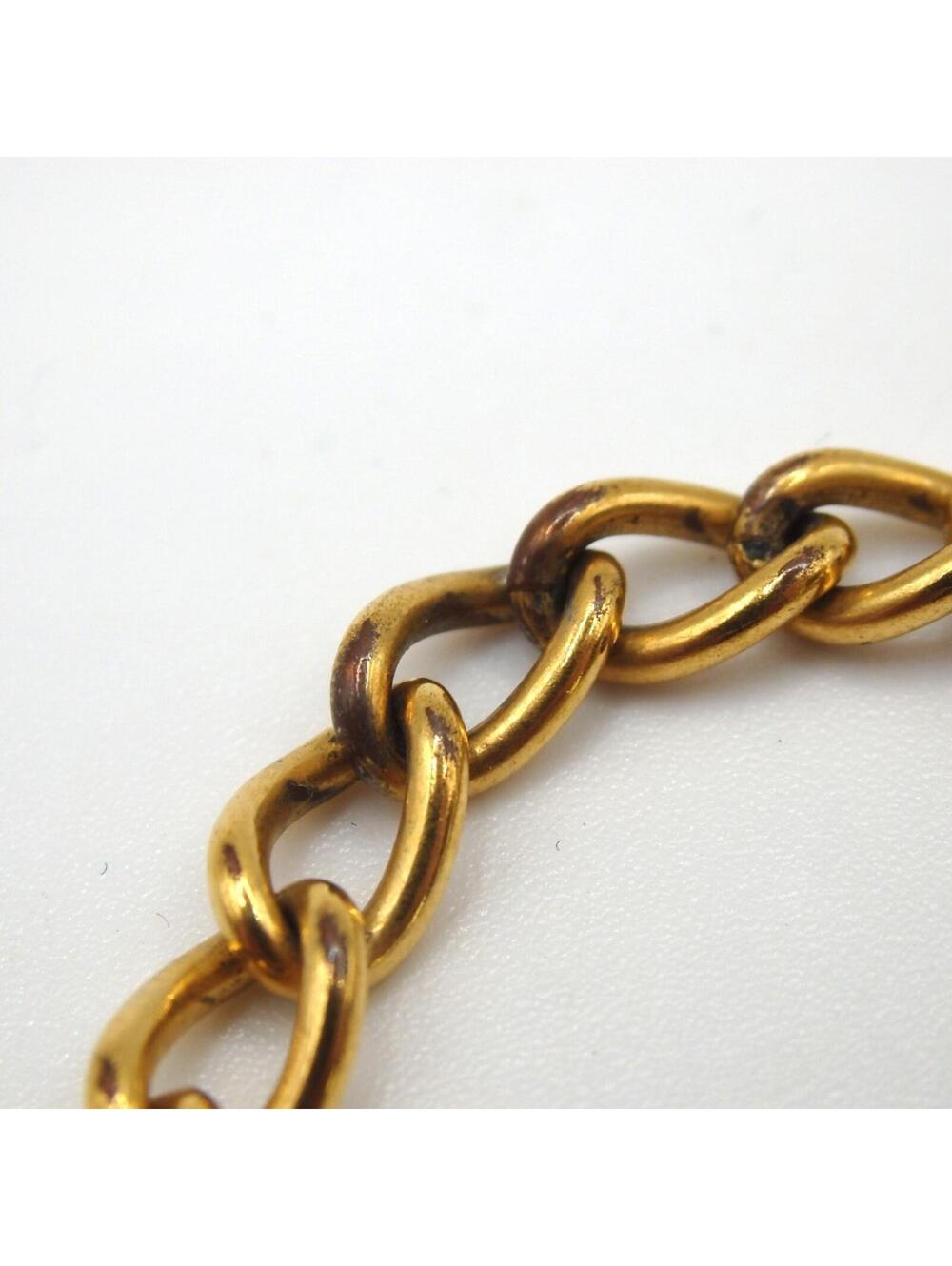 Authentic Christian Dior logo bracelet metal[Used] - Picture 5 of 6